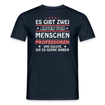 Professoren Geschenk - zwei Arten von... Design - Männer T-Shirt - Navy - Vorne - AI Model Male 178 light (178cm)