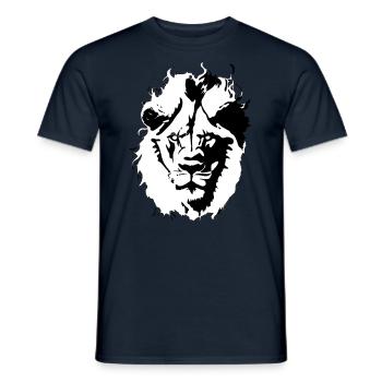Lion - T-shirt homme - marine - Devant - AI Model Male 178 light (178cm)