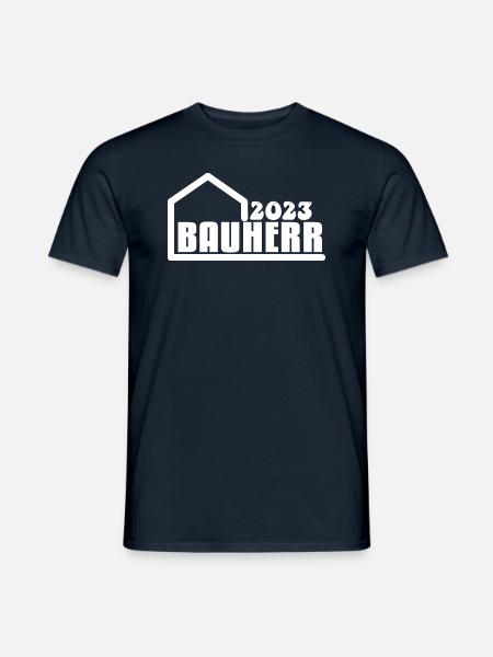 Bauherr 2023 - Männer T-Shirt - Navy