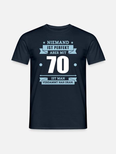 Funshirt 70 - Männer T-Shirt - Navy