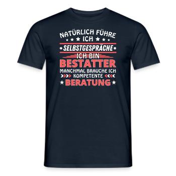 Je me parle à vous-même - Édition Undertaker - T-shirt homme - marine - Devant - AI Model Male 178 light (178cm)