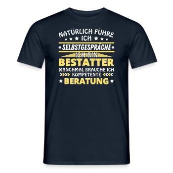 Je me parle à vous-même - Édition Undertaker - T-shirt homme - marine - Devant - AI Model Male 178 light (178cm)
