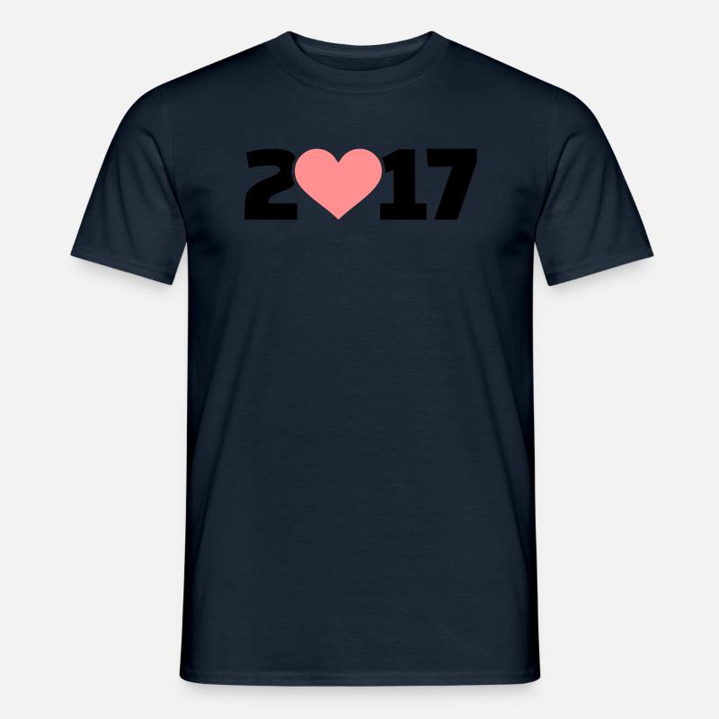 2017 - Männer T-Shirt - Navy