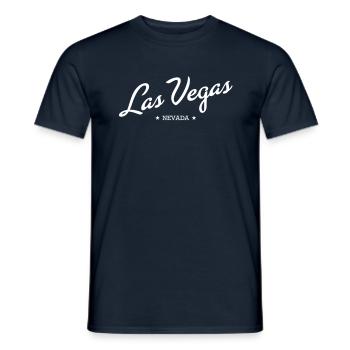 las vegas - T-shirt homme - marine - Devant - AI Model Male 178 light (178cm)