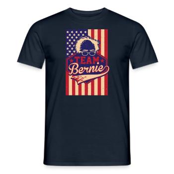 Team Bernie Sanders 2020, Bernie pour Président - T-shirt homme - marine - Devant - AI Model Male 178 light (178cm)