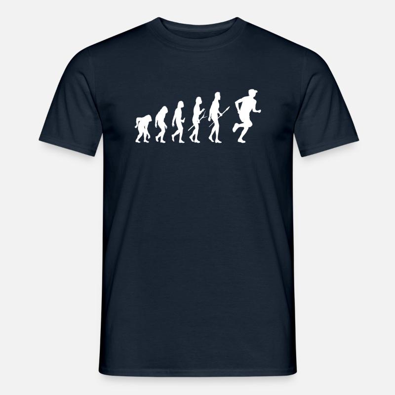 Runner Evolution - Men's T-Shirt - navy