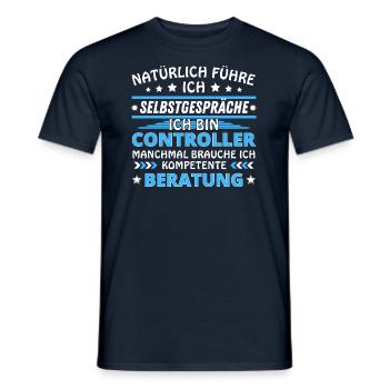 I'm Talking to Yourself - Controller Edition - Men's T-Shirt - navy - Front - AI Model Male 178 light (178cm)