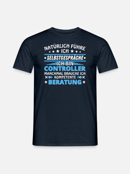 Ich führe Selbstgespräche - Controller Edition - Männer T-Shirt - Navy