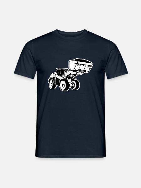 Radlader, Wheel Loader (2 color) - Men's T-Shirt - navy