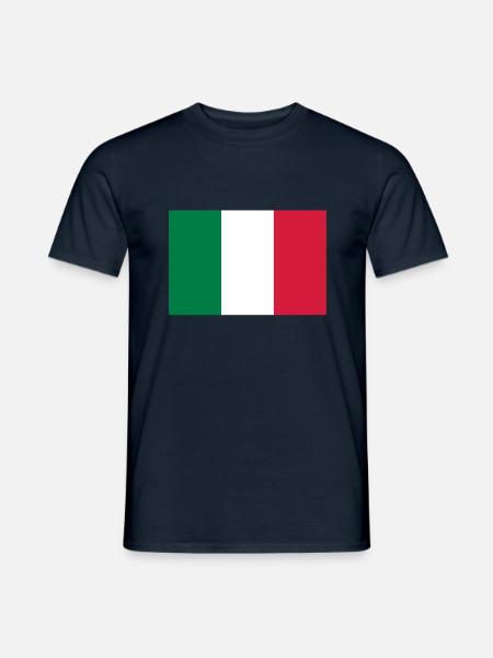 drapeau_italie - Männer T-Shirt - Navy