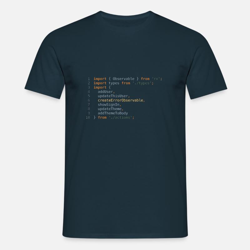Coding - Men's T-Shirt - navy