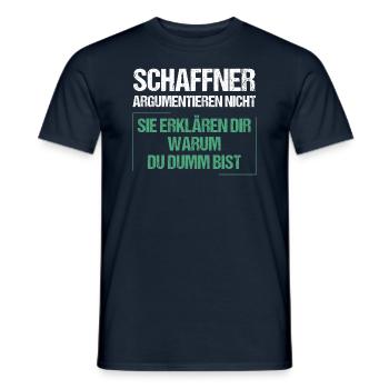 Les chefs d'orchestre ne discutent pas - T-shirt homme - marine - Devant - AI Model Male 178 light (178cm)