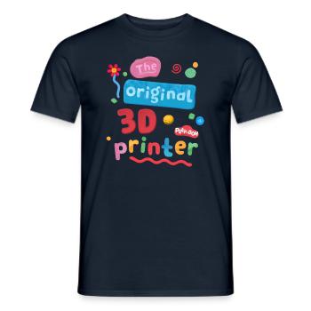 Play-Doh The Original 3D-Printer Drôle De Design - T-shirt homme - marine - Devant - AI Model Male 178 light (178cm)