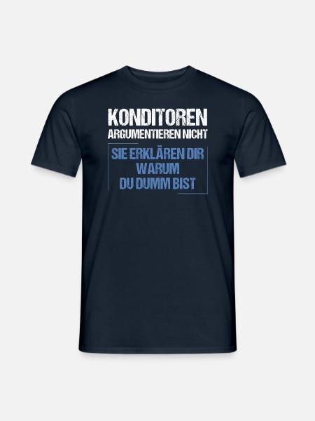 Confectioners don't argue - Men's T-Shirt - navy