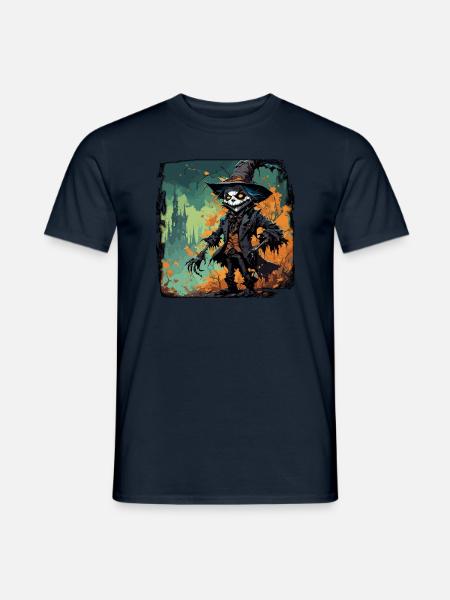 Vogelscheuche / Erntehelfer / Maisfeld / Feld - Männer T-Shirt - Navy