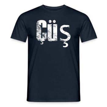 Cüs - Männer T-Shirt - Navy - Vorne - AI Model Male 178 light (178cm)