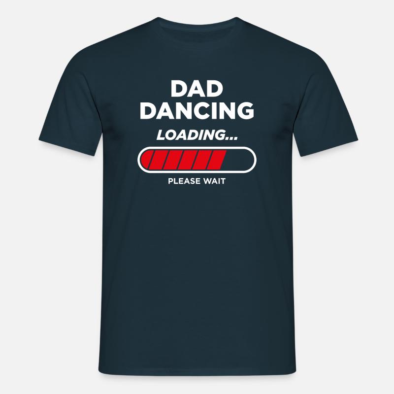 Dad Dancing Loading - Men's T-Shirt - navy