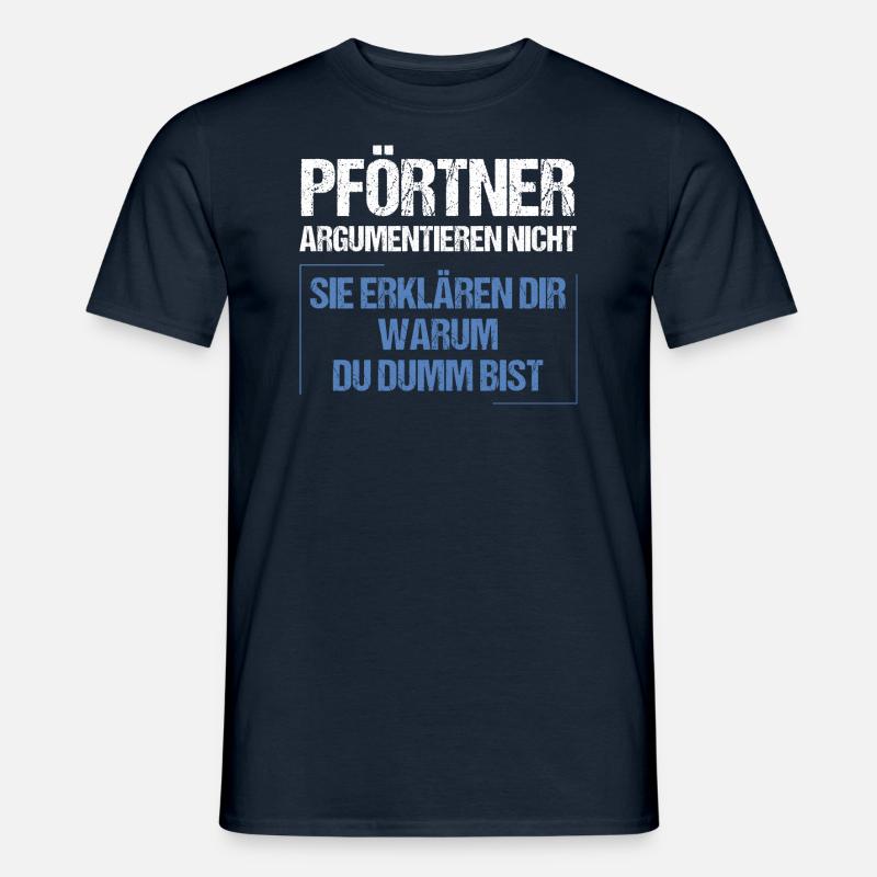 Gatekeepers don't argue - Men's T-Shirt - navy