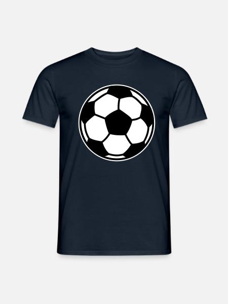 soccer football ball - Men's T-Shirt - navy