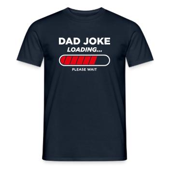 Chargement de la blague de papa - T-shirt homme - marine - Devant - AI Model Male 178 light (178cm)