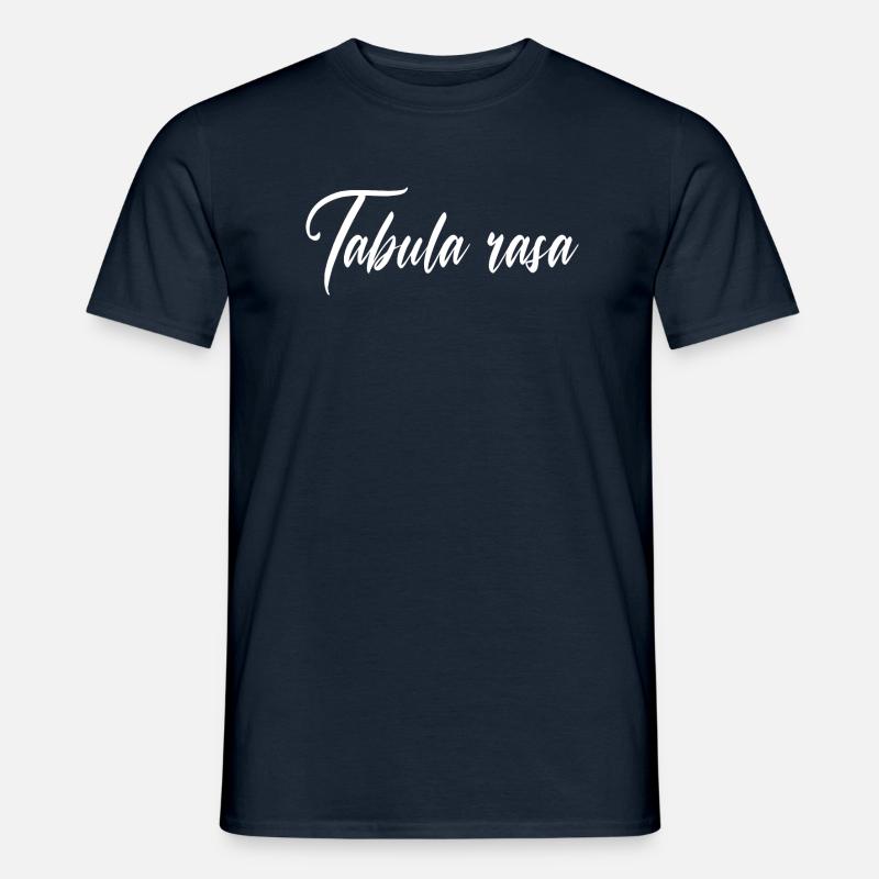 Tabula rasa - Männer T-Shirt - Navy