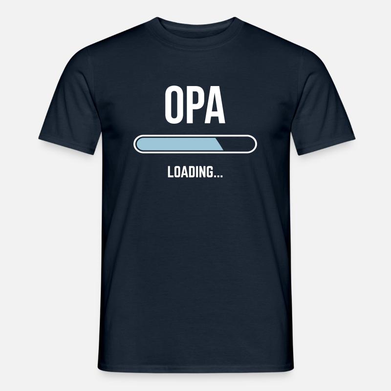 Opa Loading - Männer T-Shirt - Navy