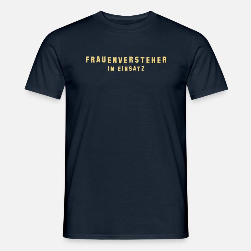 Frauenversteher en cours d'utilisation - T-shirt homme - marine