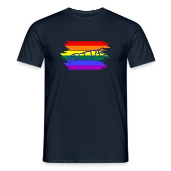 lgbtq pride month - Männer T-Shirt - Navy - Vorne - AI Model Male 178 light (178cm)