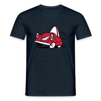 Car car car funny funny - Men's T-Shirt - navy - Front - AI Model Male 178 light (178cm)