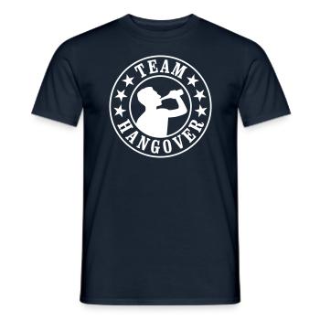 Team Hangover - Men's T-Shirt - navy - Front - AI Model Male 178 light (178cm)