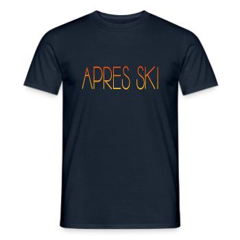 Apres Ski Team - Männer T-Shirt - Navy - Vorne - AI Model Male 178 light (178cm)