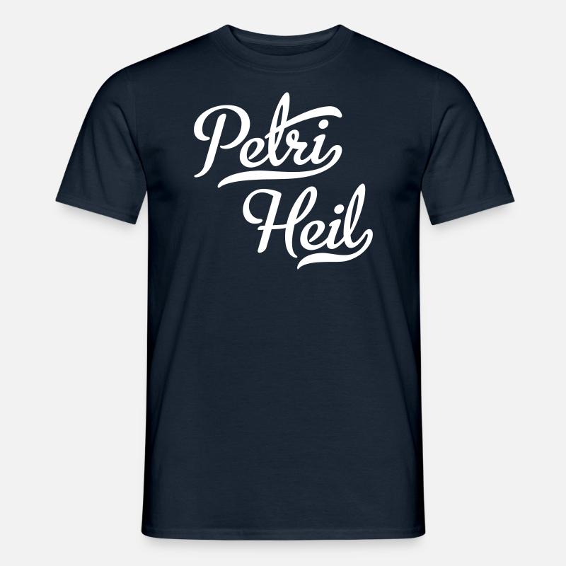 Petri Heil - Männer T-Shirt - Navy
