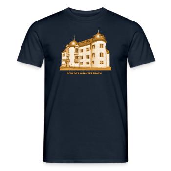 Wächtersbach Schloss Rathaus Main Hessen - T-shirt homme - marine - Devant - AI Model Male 178 light (178cm)