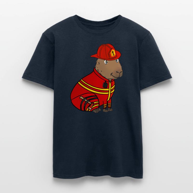 Pompier de Capybara T-shirt homme