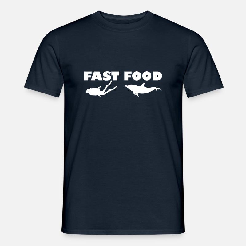 Diving Dive tauchen - Männer T-Shirt - Navy
