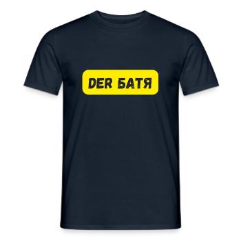 Papa Vater Der Batya - Männer T-Shirt - Navy - Vorne - AI Model Male 178 light (178cm)
