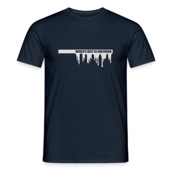 La meilleure ex petite amie du monde - T-shirt homme - marine - Devant - AI Model Male 178 light (178cm)