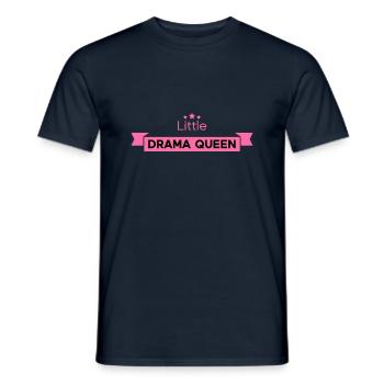 Little Drama Queen - Männer T-Shirt - Navy - Vorne - AI Model Male 178 light (178cm)