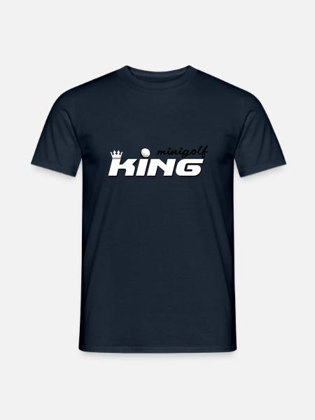 Minigolf King - Men's T-Shirt - navy