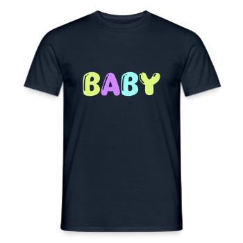 bébé - T-shirt homme - marine - Devant - AI Model Male 178 light (178cm)
