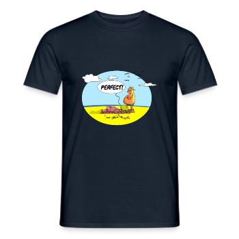 Urlaub Perfect - Männer T-Shirt - Navy - Vorne - AI Model Male 178 light (178cm)