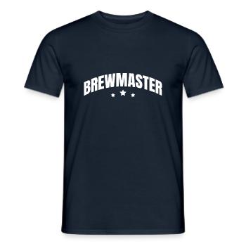Maître brasseur - T-shirt homme - marine - Devant - AI Model Male 178 light (178cm)