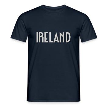 Irlande - T-shirt homme - marine - Devant - AI Model Male 178 light (178cm)