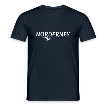 Norderney Möwe Insel Norderney Nordsee Shirt Düne - Männer T-Shirt - Navy - Vorne - AI Model Male 178 light (178cm)