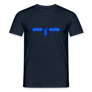Blau2 - Männer T-Shirt - Navy - Vorne - AI Model Male 178 light (178cm)