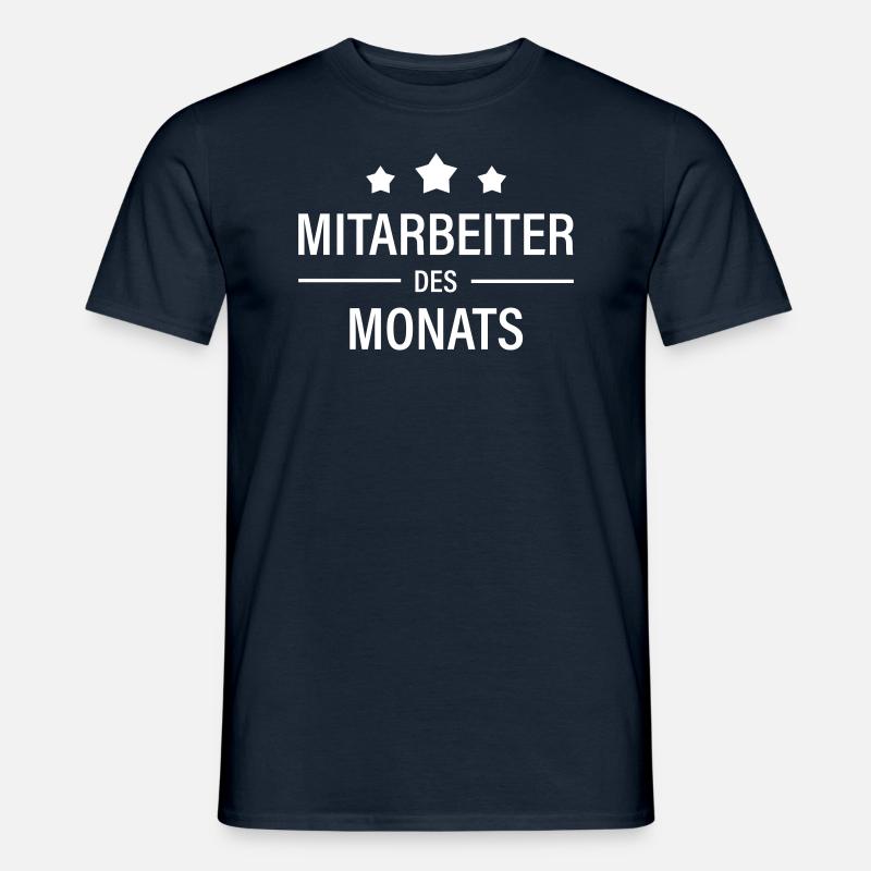 Mitarbeiter des Monats - Männer T-Shirt - Navy