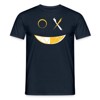 Smile - Männer T-Shirt - Navy - Vorne - AI Model Male 178 light (178cm)