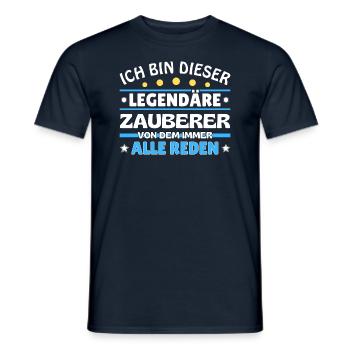 I'm this legendary - - Men's T-Shirt - navy - Front - AI Model Male 178 light (178cm)