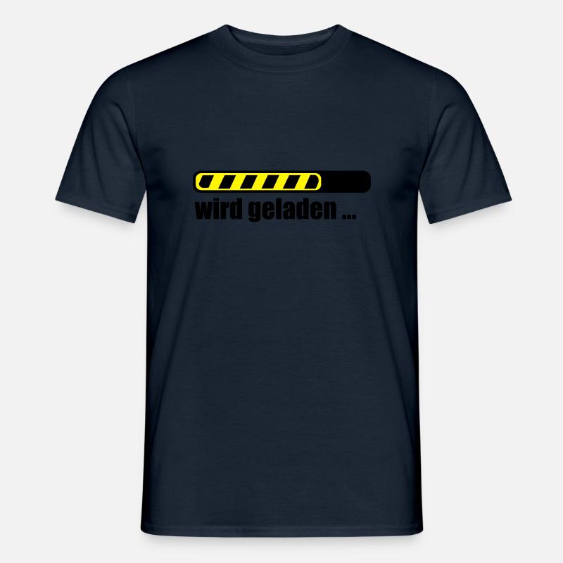 Ladebalken PC loading Computer Download - Männer T-Shirt - Navy