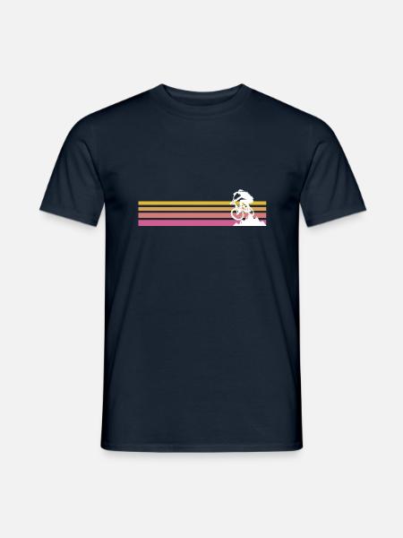 Retro Mountainbike Vintage Mountainbike - Männer T-Shirt - Navy